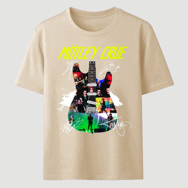 To Honor Motley Crue Vintage Rock Band Music T-Shirt