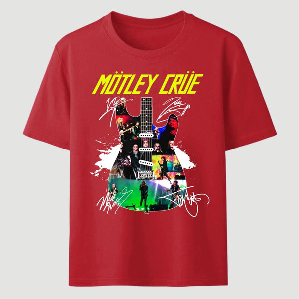 To Honor Motley Crue Vintage Rock Band Music T-Shirt
