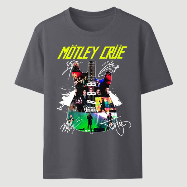 To Honor Motley Crue Vintage Rock Band Music T-Shirt