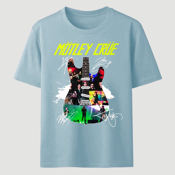To Honor Motley Crue Vintage Rock Band Music T-Shirt
