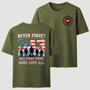 Never Forget 343 Firefighter 25th Anniversary Gift For Heroes T-Shirt