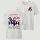Never Forget 343 Firefighter 25th Anniversary Gift For Heroes T-Shirt
