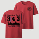 9/11 Memorial New York Firefighter Memorial 343 T-Shirt