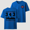 9/11 Memorial New York Firefighter Memorial 343 T-Shirt