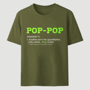 Pop-Pop Definition Cool Dad For Grandpa Gift T-Shirt
