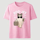 Boo Jee Ghost Leopard Ghost Halloween T-Shirt