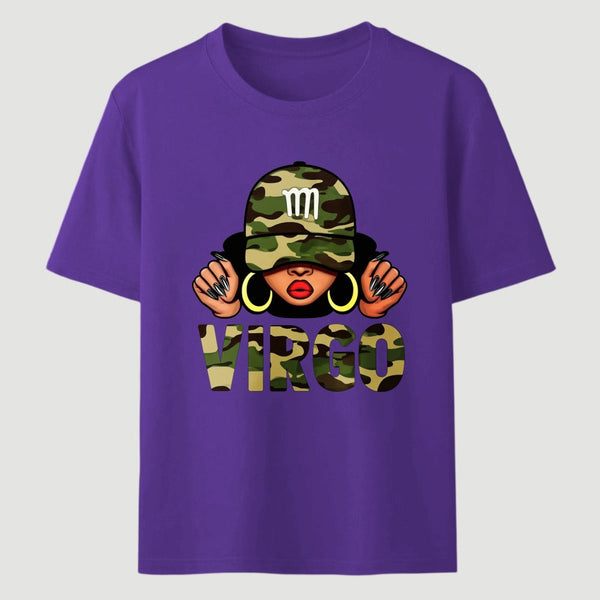 Virgo Printed Design Casual Fashion T-Shirt