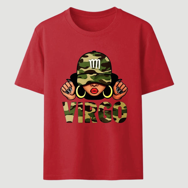 Virgo Printed Design Casual Fashion T-Shirt