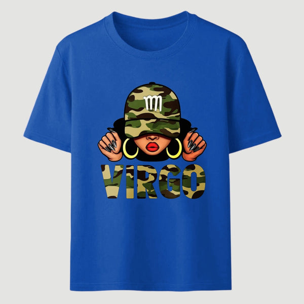 Virgo Printed Design Casual Fashion T-Shirt