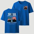 911 25th Anniversary Memorial Patriotic Two Sided T-Shirt