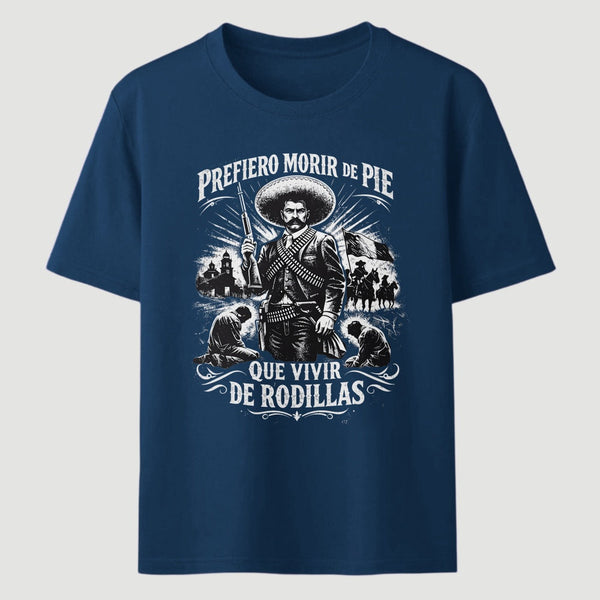 Historical Icon Emiliano Zapata Print Mexican Revolution T-Shirt