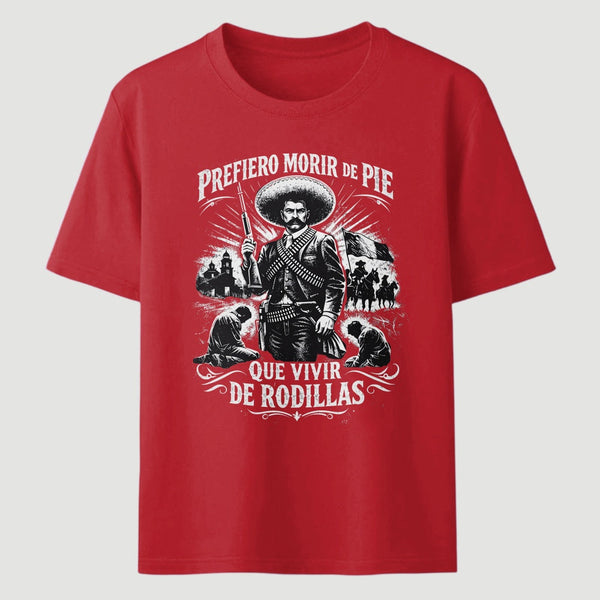 Historical Icon Emiliano Zapata Print Mexican Revolution T-Shirt