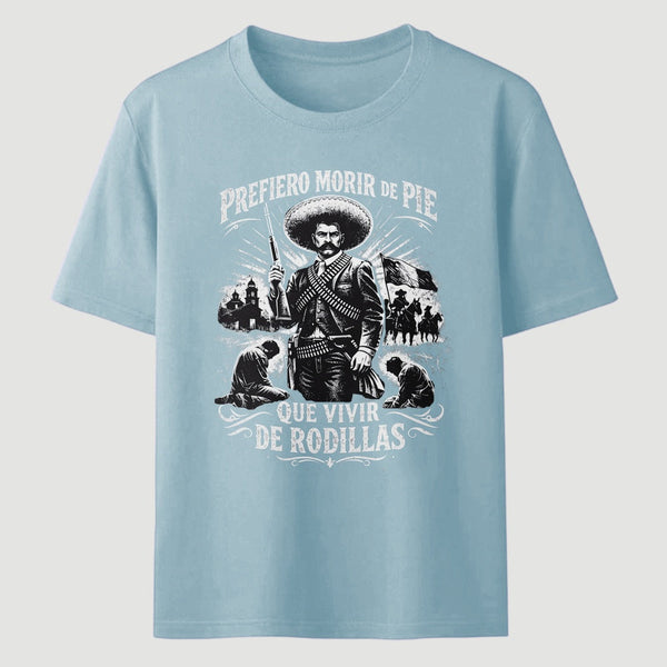 Historical Icon Emiliano Zapata Print Mexican Revolution T-Shirt