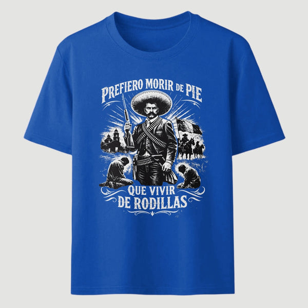 Historical Icon Emiliano Zapata Print Mexican Revolution T-Shirt