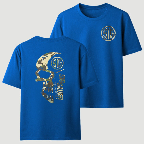 Bold Camouflage Graphic T-Shirt