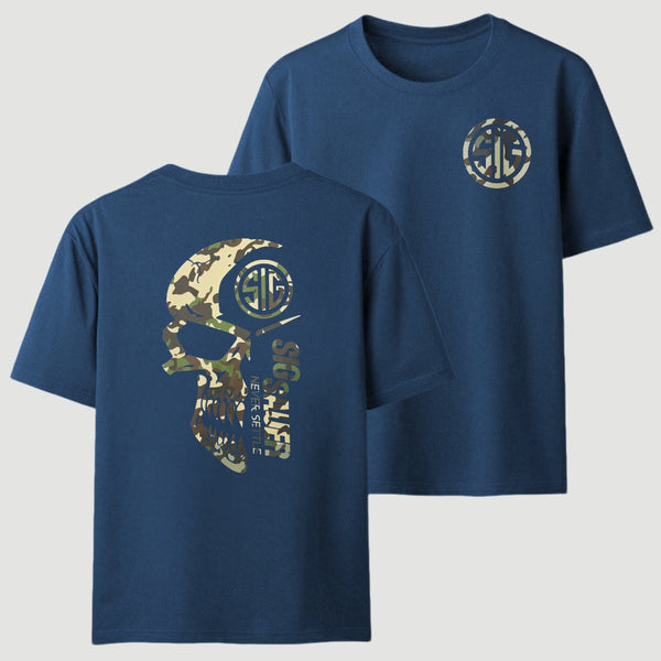 Bold Camouflage Graphic T-Shirt