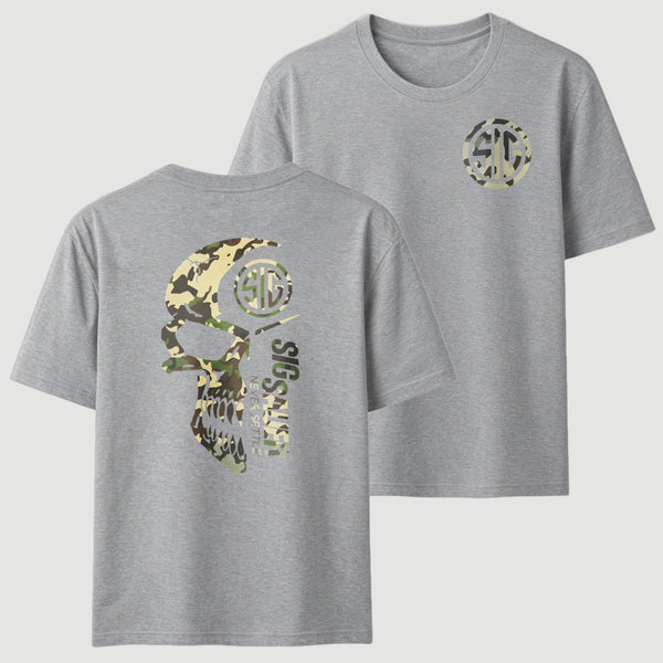 Bold Camouflage Graphic T-Shirt