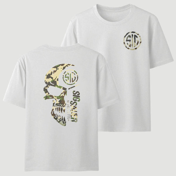Bold Camouflage Graphic T-Shirt