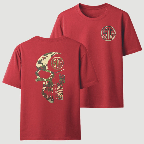 Bold Camouflage Graphic T-Shirt