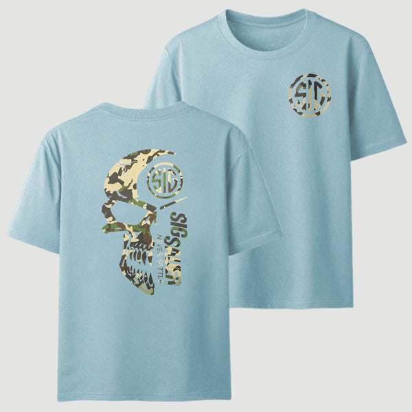 Bold Camouflage Graphic T-Shirt