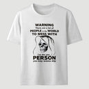 Funny Grim Reaper High Contrast Skull Graphic T-Shirt