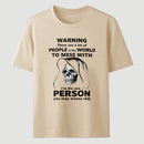 Funny Grim Reaper High Contrast Skull Graphic T-Shirt