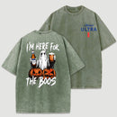 Vintage Washed Michelob Ultra Ghost I'm Here For The Boos T-Shirt
