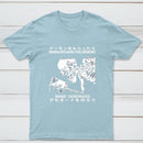 Demon Skeleton Holding Glass With Text T-Shirt