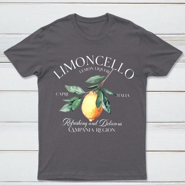 Limoncello Lemon Liquor Capri Italia Refreshing And Delicious Campania Region T-Shirt