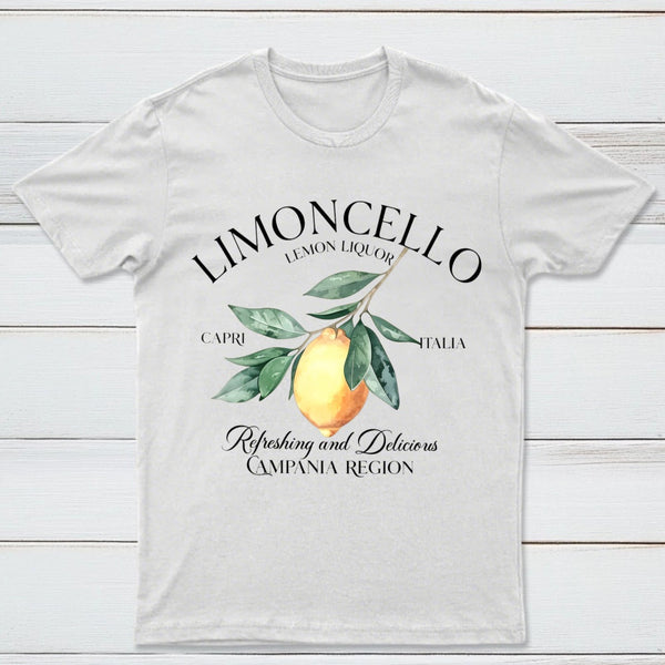 Limoncello Lemon Liquor Capri Italia Refreshing And Delicious Campania Region T-Shirt