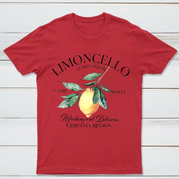 Limoncello Lemon Liquor Capri Italia Refreshing And Delicious Campania Region T-Shirt