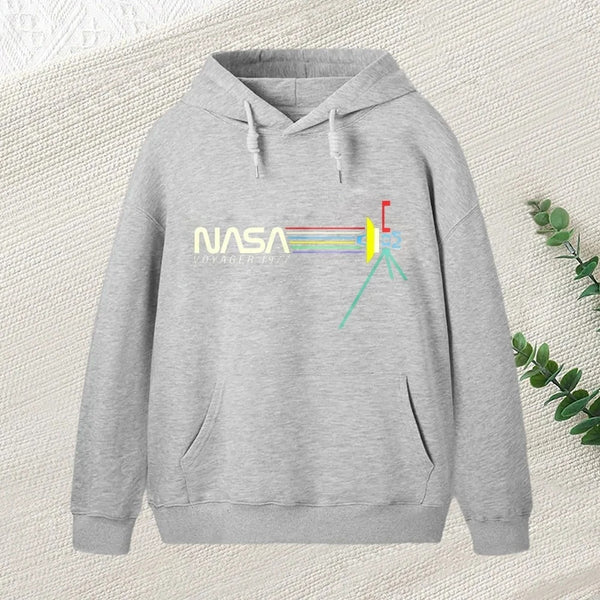 Retro Nasa Voyager Spacecraft Hoodie