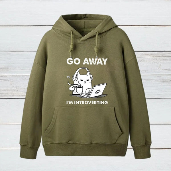 Go Away Im Introverting Hoodie