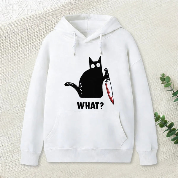 What Cat Funny Hoodie