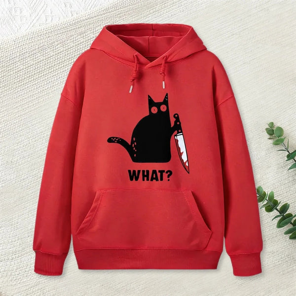 What Cat Funny Hoodie