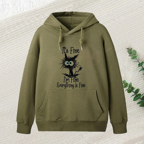I M Fine Hoodie