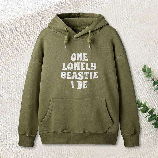 One Lonely Beastie I Be Geek Hoodie