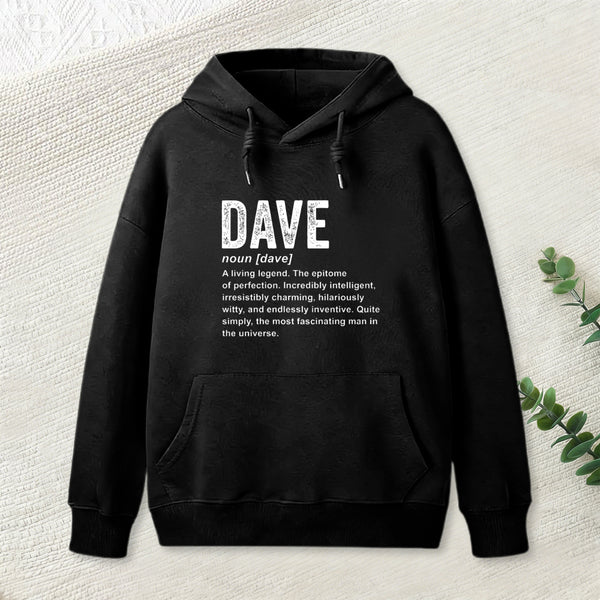 Dave Definition Funny Dave Geek Hoodie