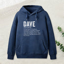 Dave Definition Funny Dave Geek Hoodie
