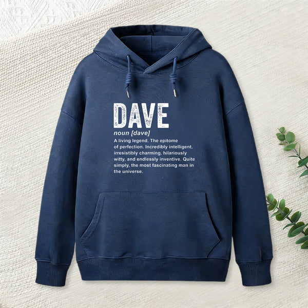 Dave Definition Funny Dave Geek Hoodie