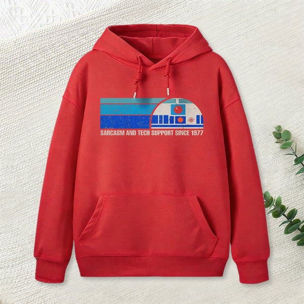 Providing Sarcasm And Tech Support Since 1977 Geek Hoodie