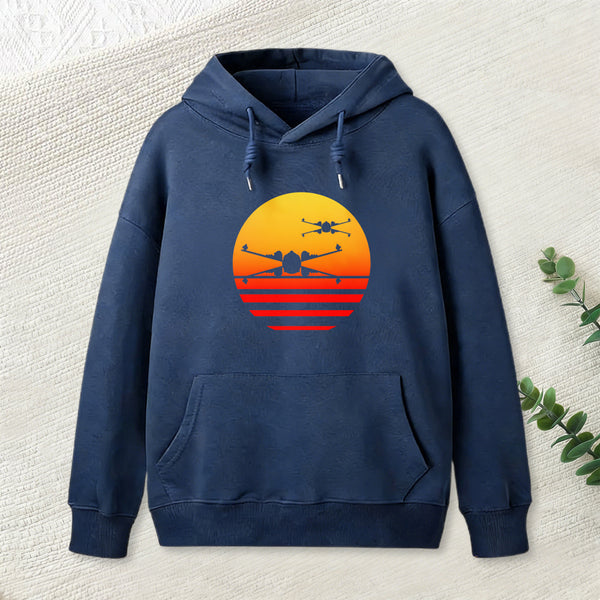 Sunset Wing Starfighter Geek Hoodie