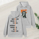 Newyork 2 Side Basketball Fans Hoodie