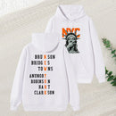 Newyork 2 Side Basketball Fans Hoodie