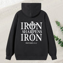 Iron Sharpens Iron Proverbs 27 17 Bible Verse Unisex Classic Hoodie