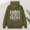 Iron Sharpens Iron Proverbs 27 17 Bible Verse Unisex Classic Hoodie