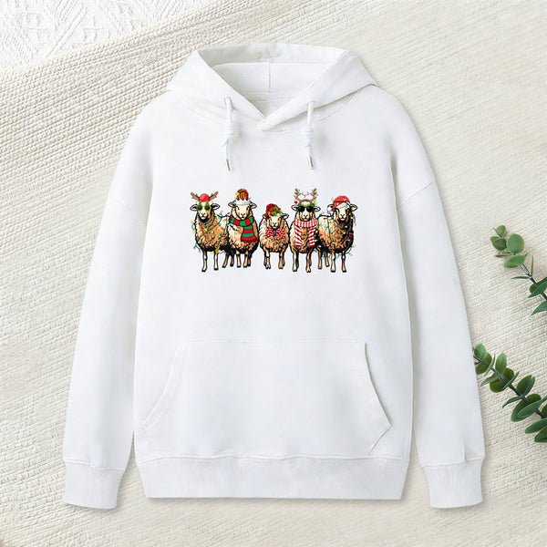 Christmas Sheep Hoodie