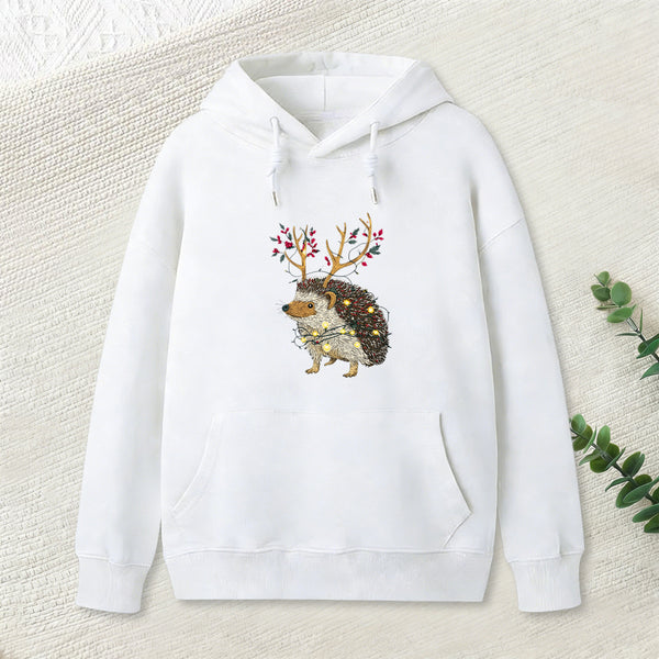 Christmas Hedgehog Hoodie
