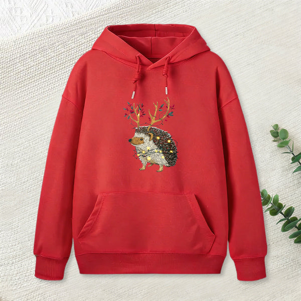 Christmas Hedgehog Hoodie