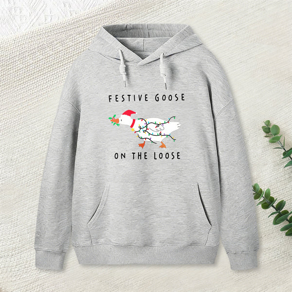 Stupid Goose Christmas Hoodie